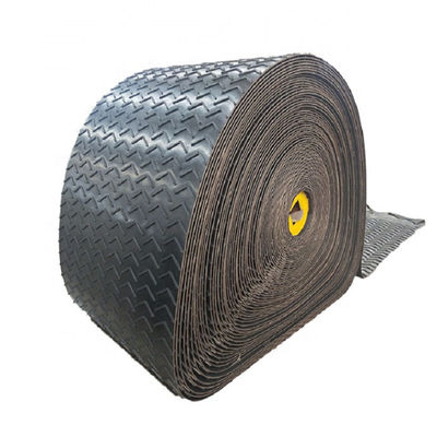 satın al OEM ODM Kauçuk Balıksırtı Desen Konveyör Bant 500mm Genişlik online manufacture