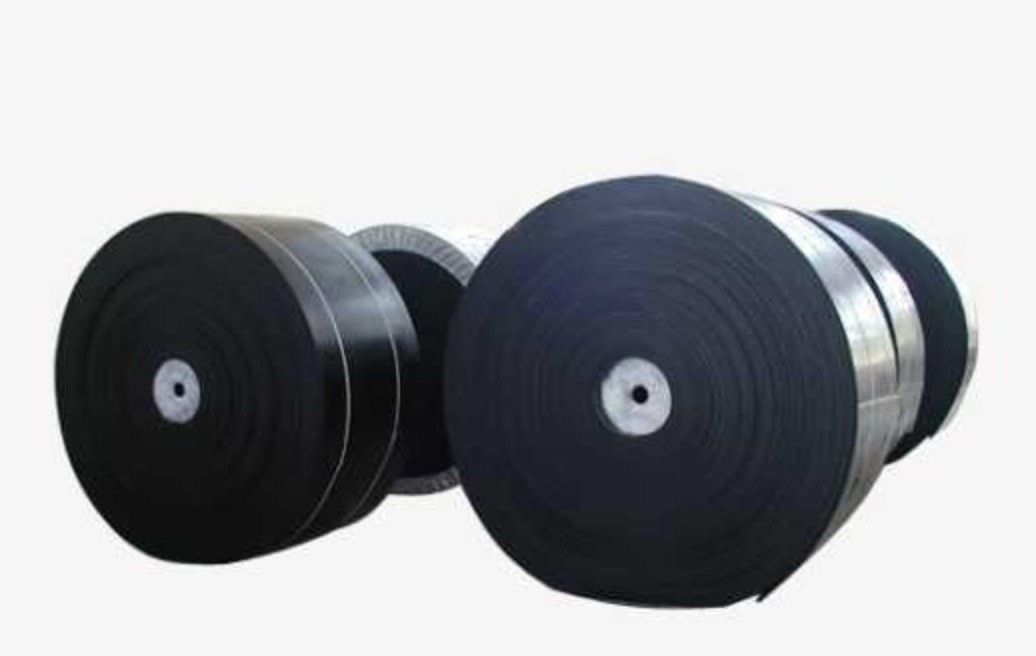 Nylon NN100 Rubber Conveyor Belts pattern Bandwidth 400mm