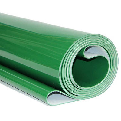 PVC Sıcaklığa dayanıklı hafif taşıyıcı kemerler Kirliliksiz 5 katman 20000mm Uzunluk