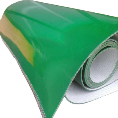 Gıda, Tütün ve Lojistik Sektörleri için PVC Yeşil Konveyör Bandı