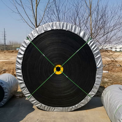 EP100 EP150 Yüksek Carcass Modulus ve Çarpışma Direnci ile Çimento için Polyester Kauçuk Taşıyıcı Kemeri